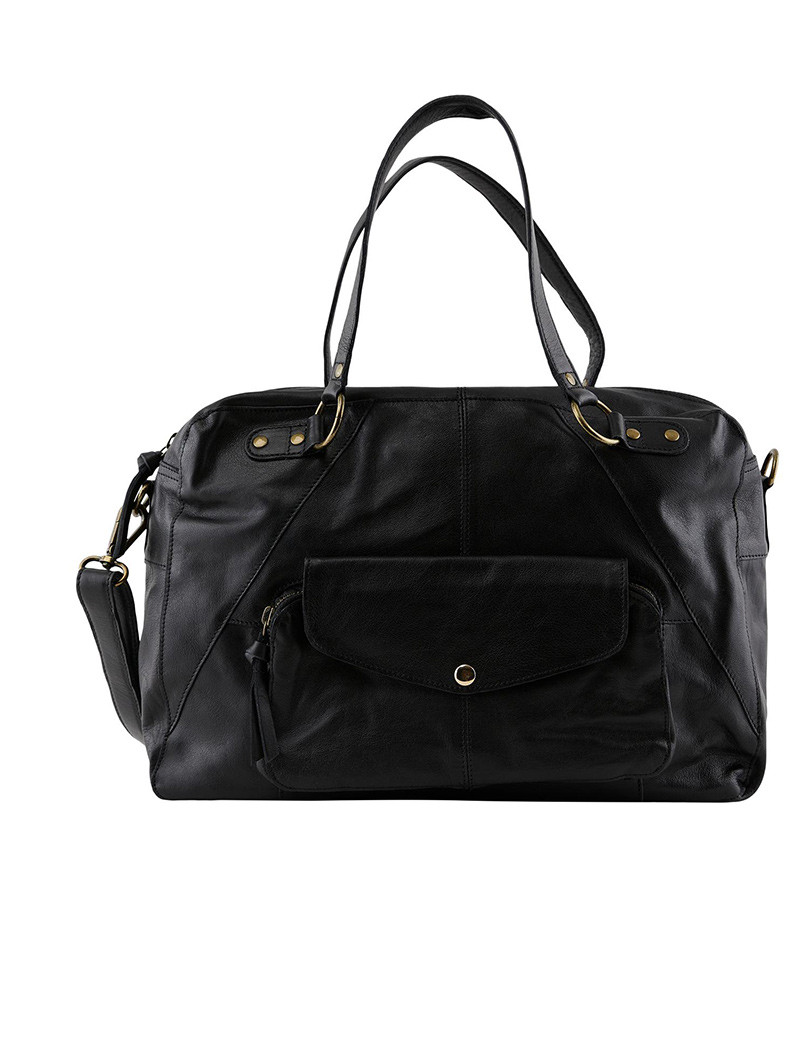 PIECES SAC À MAIN EN CUIR NOIR