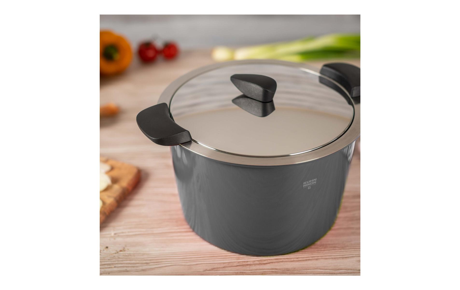 Servierkasserolle Hotpan 5 Liter, 22 cm, Grau<br>Der Kochtopf für den Lifestyle von heute