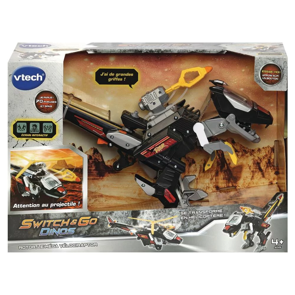 SWITCH & GO DINOS - ROTOR LE MEGA VELOCIRAPTOR