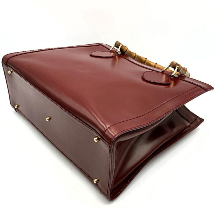 Gucci Vintage Gucci Bamboo Red