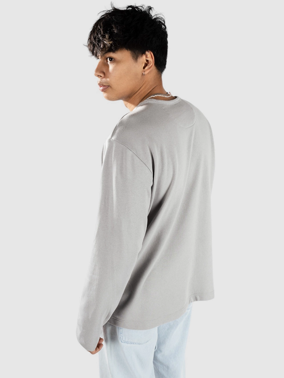 Patagonia LW Unity Fitz Wildrise Crew Sweater salt grey