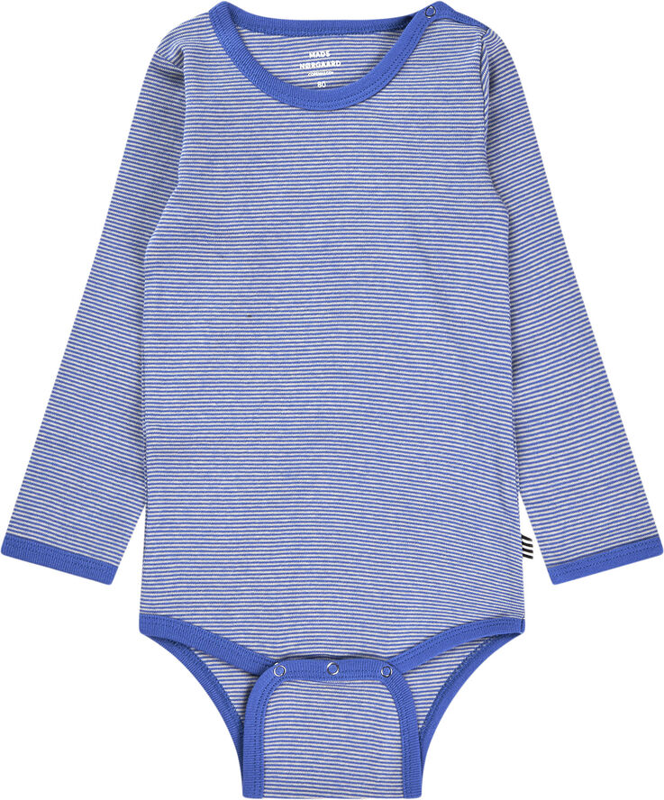Mads Nørgaard - Copenhagen Soft Micro Striped Body Blå striber