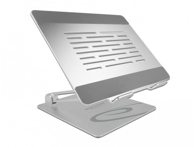 Delock Standfuss für Tablet und Notebook Delock Tablet und Notebook Standhalterung verstellbar Aluminium