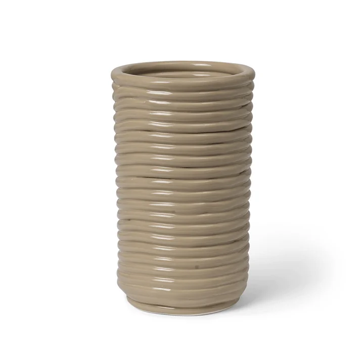Ferm Living - Corduroy Vase, cashmere