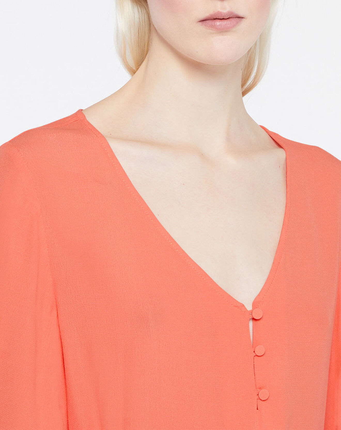 Galeries Lafayette Robe Cathy Midi imprimée rose