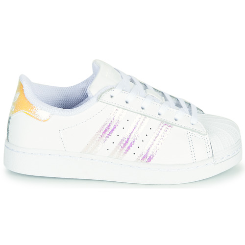 adidas Originals - SUPERSTAR C - Blanc / Iridescent