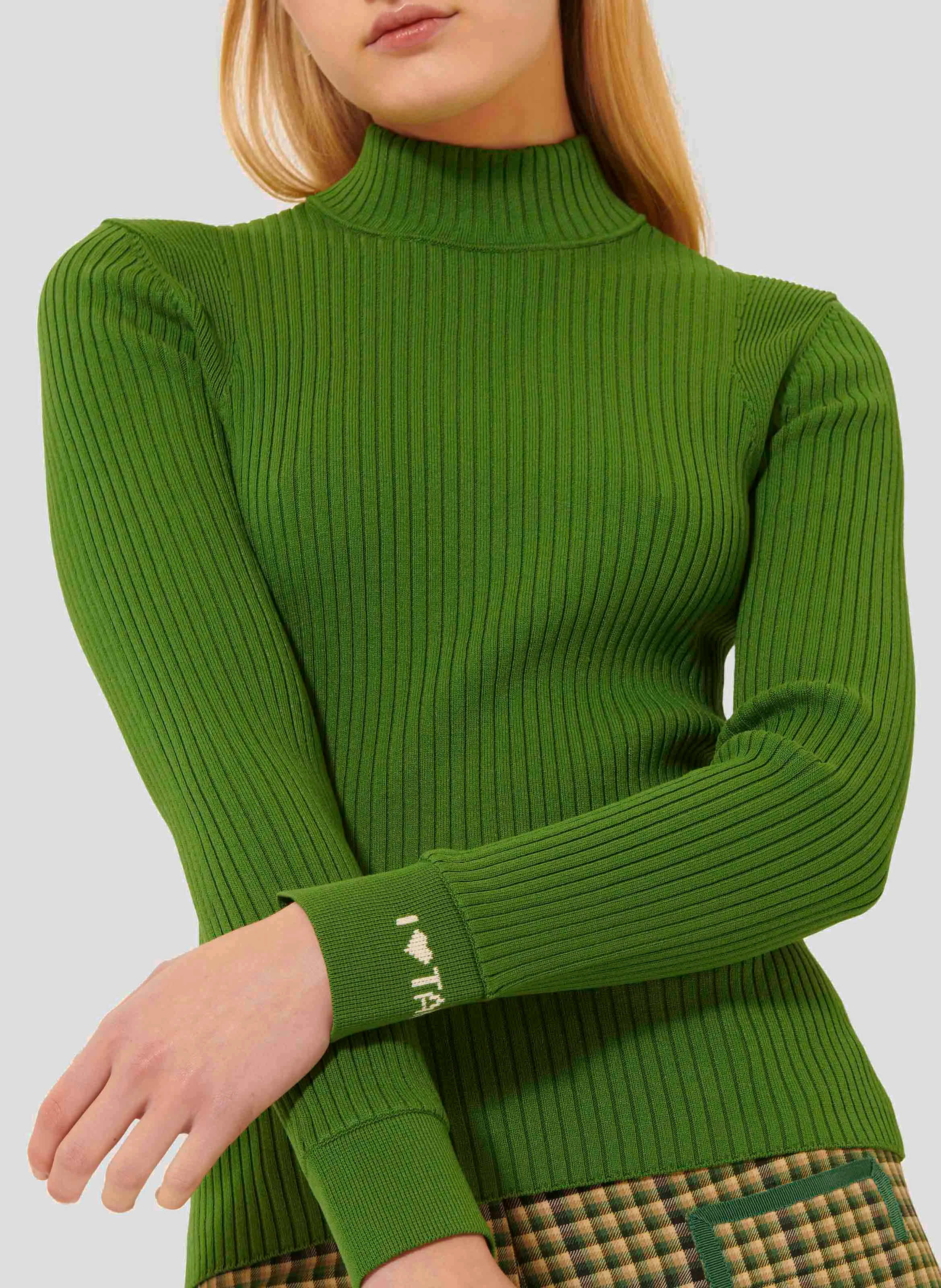 PRUDIE - Pull col rond| Vert