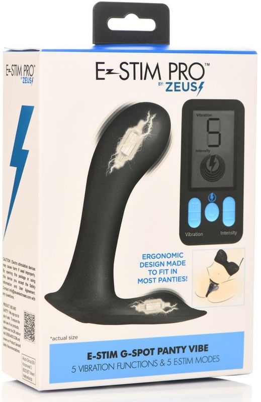 XR Brands - E-Stim Pro - G-Spot Panty Vibe - Black