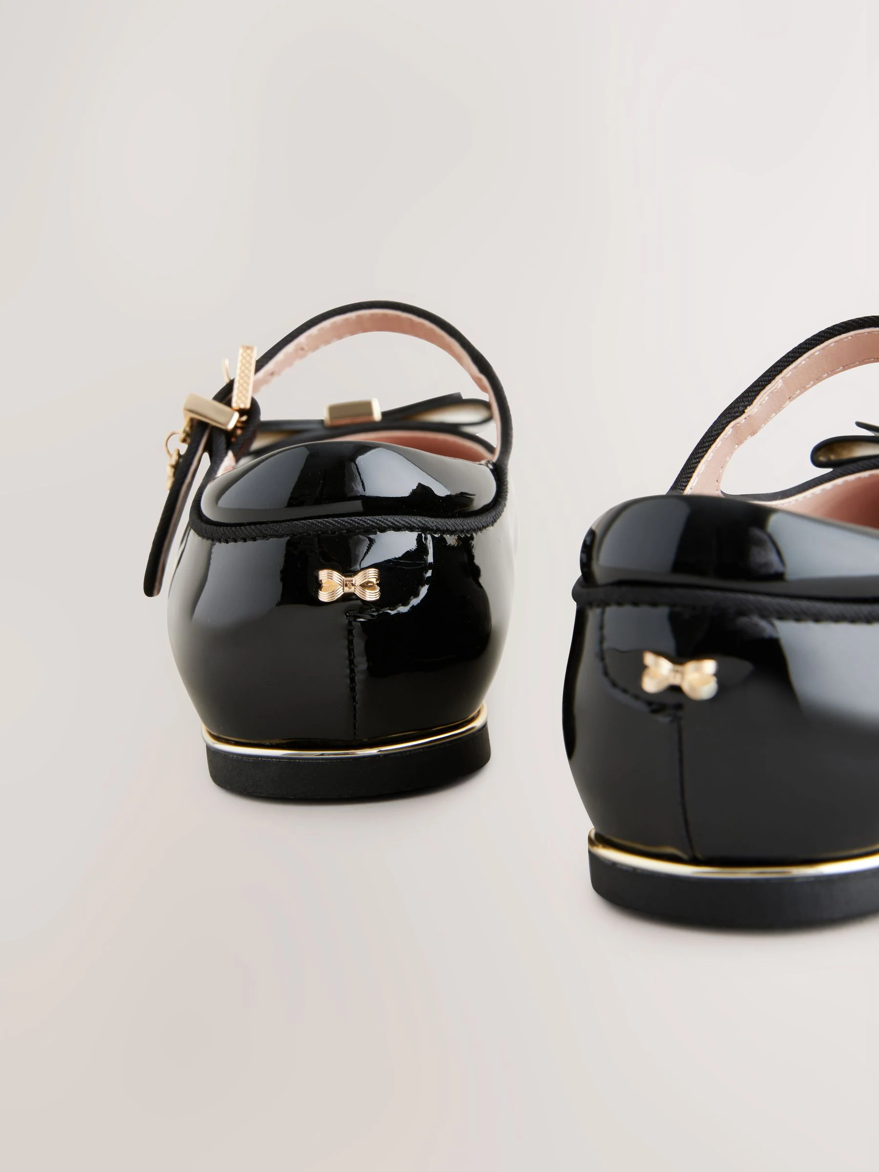 Baker by Ted Baker zwarte lakleren Back to School Mary Jane-schoenen met strik voor meisjes