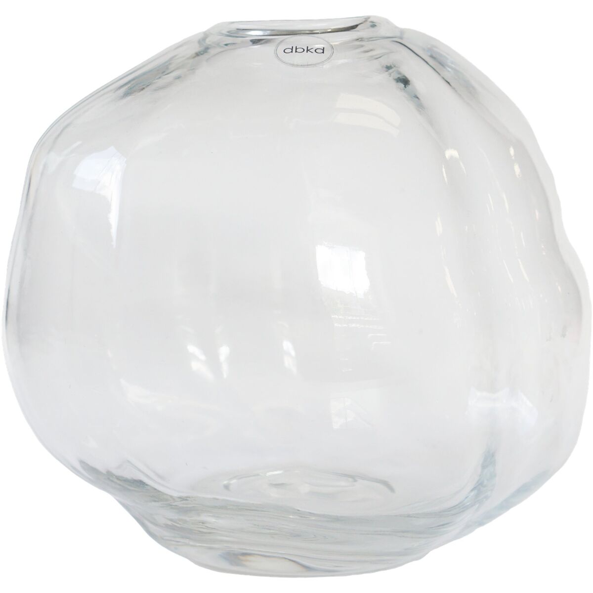 Pebble vase, small, klar