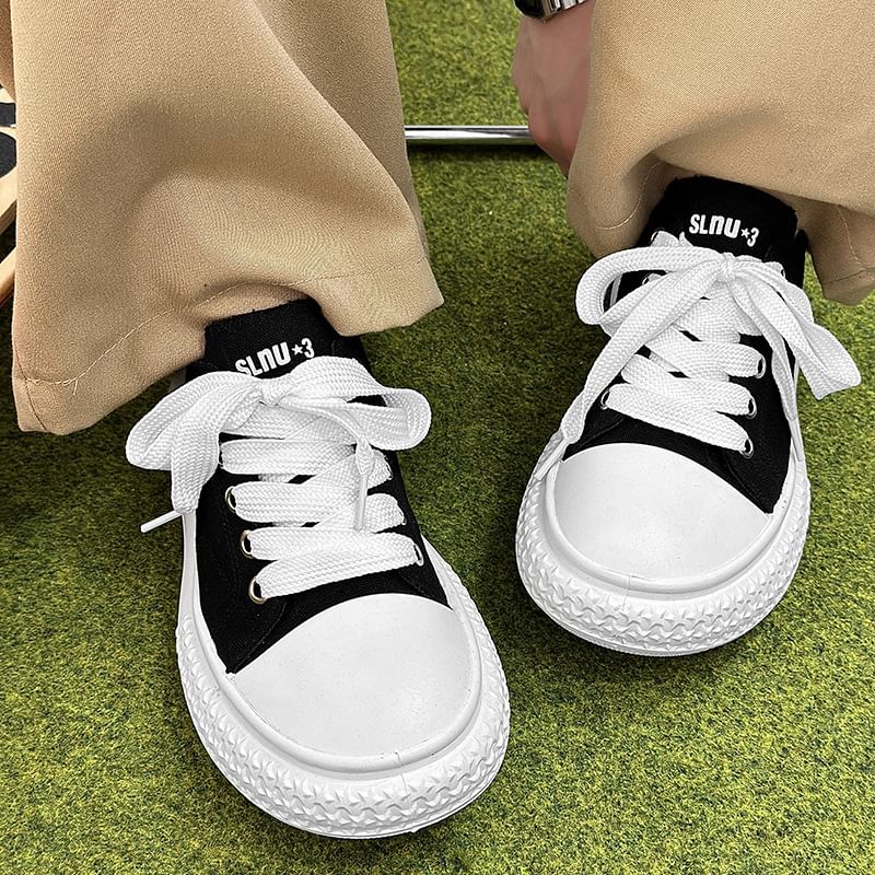 Tanzanite - Canvas Platform Sneakers