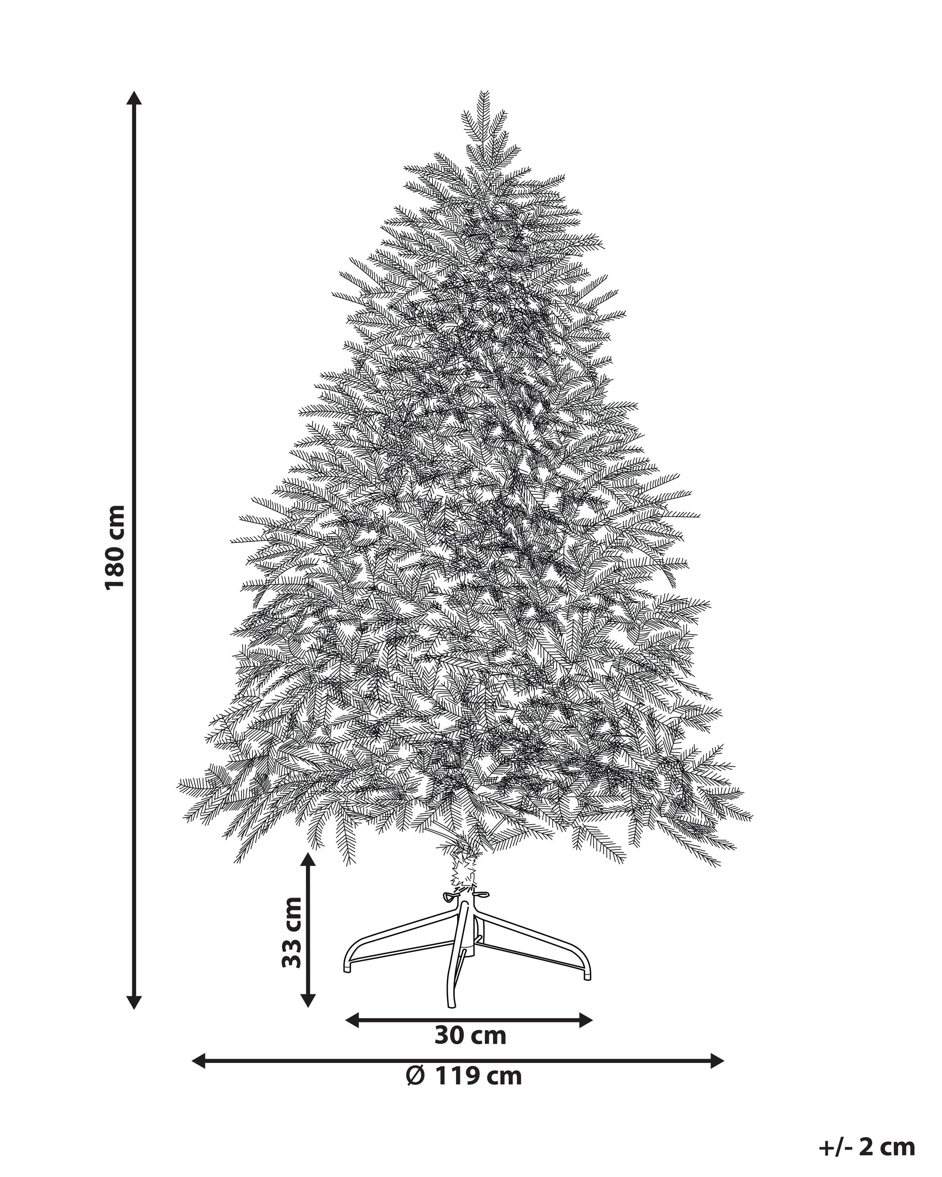Kunstkerstboom LED FIDDLE 180 cm Groen