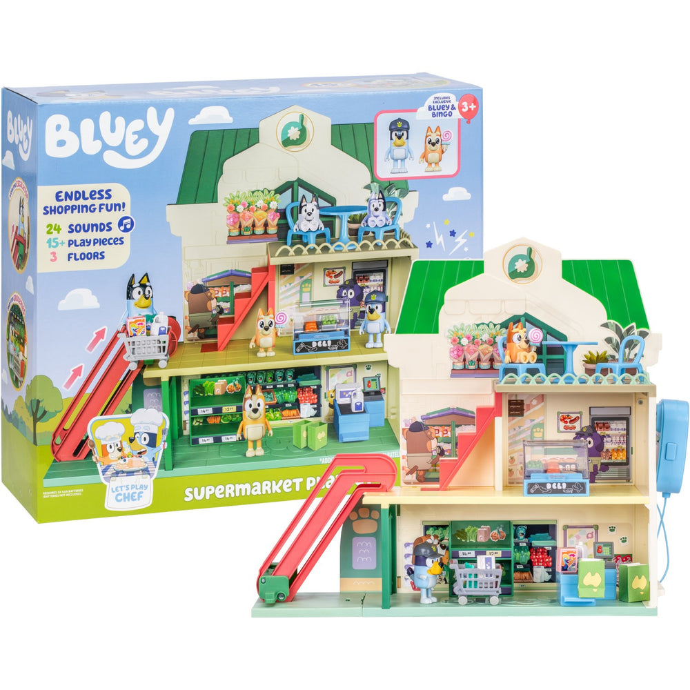 Køb Bluey Supermarked Playset