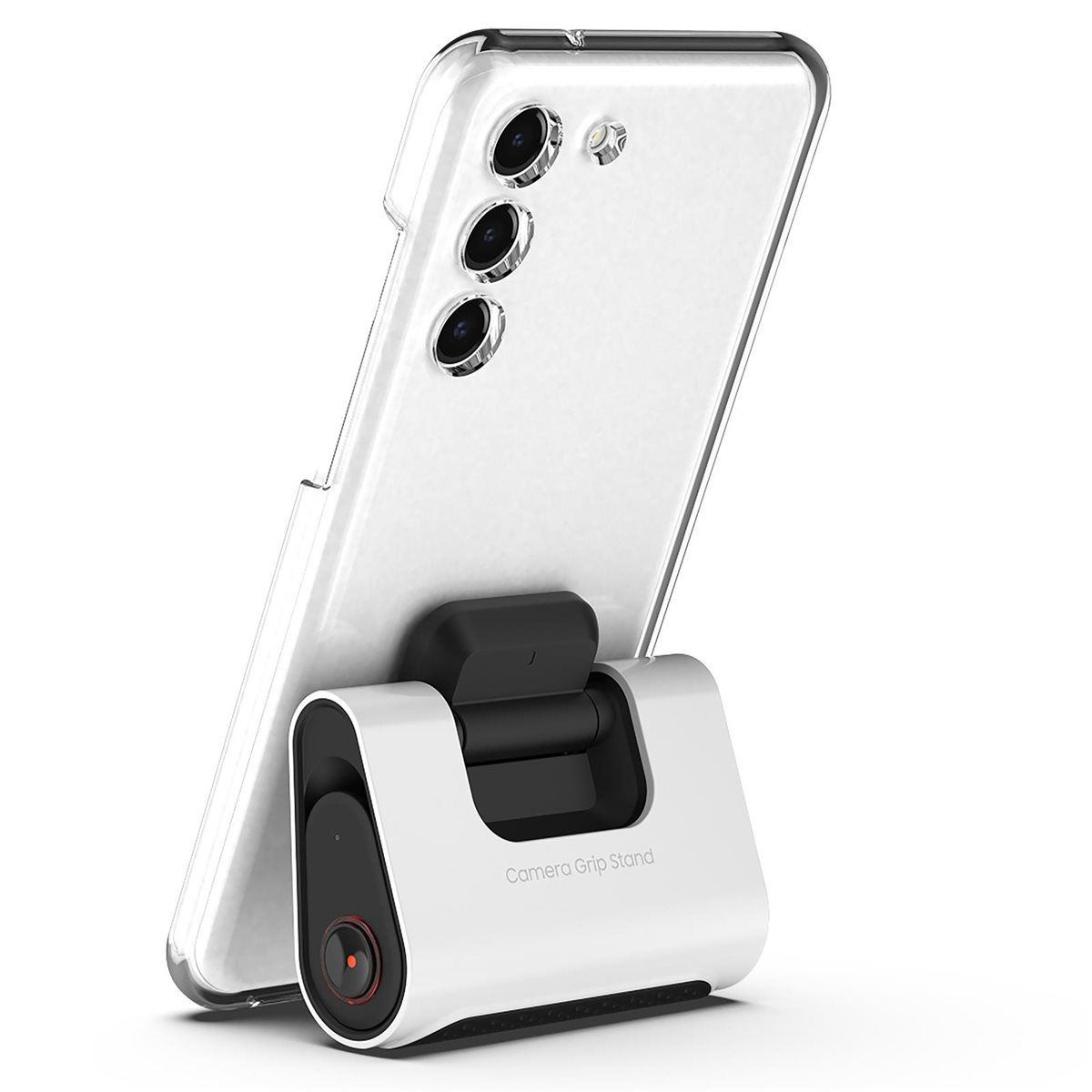 Galaxy S23 / S23  Plus / S23 Ultra Camera Grip Stand Halterung   Fernauslöser für Gadget Case (GP-TOS911SAAWW) - Weiss
