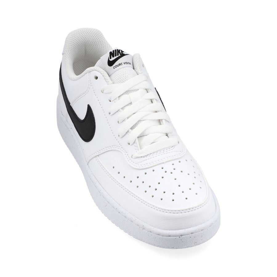 Nike Chaussures Court Vision Low Next Nature - Blanc/Noir Femme