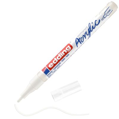Edding 5300 - Marqueur acrylique - blanc