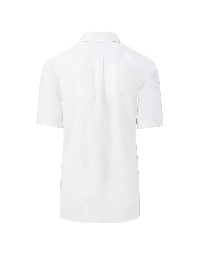 FYNCH HATTON Leinenhemd Casual Fit weiss