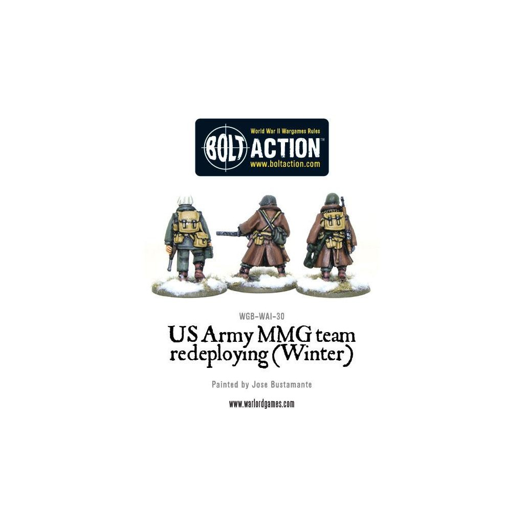Bolt Action - US Army MMG team (Winter) - Redeploying