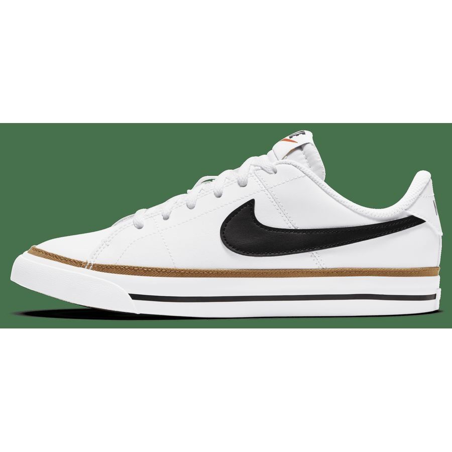 Nike Court Legacy Big Kids' Shoes WHITE/BLACK-DESERT OCHRE-GUM LIGHT
