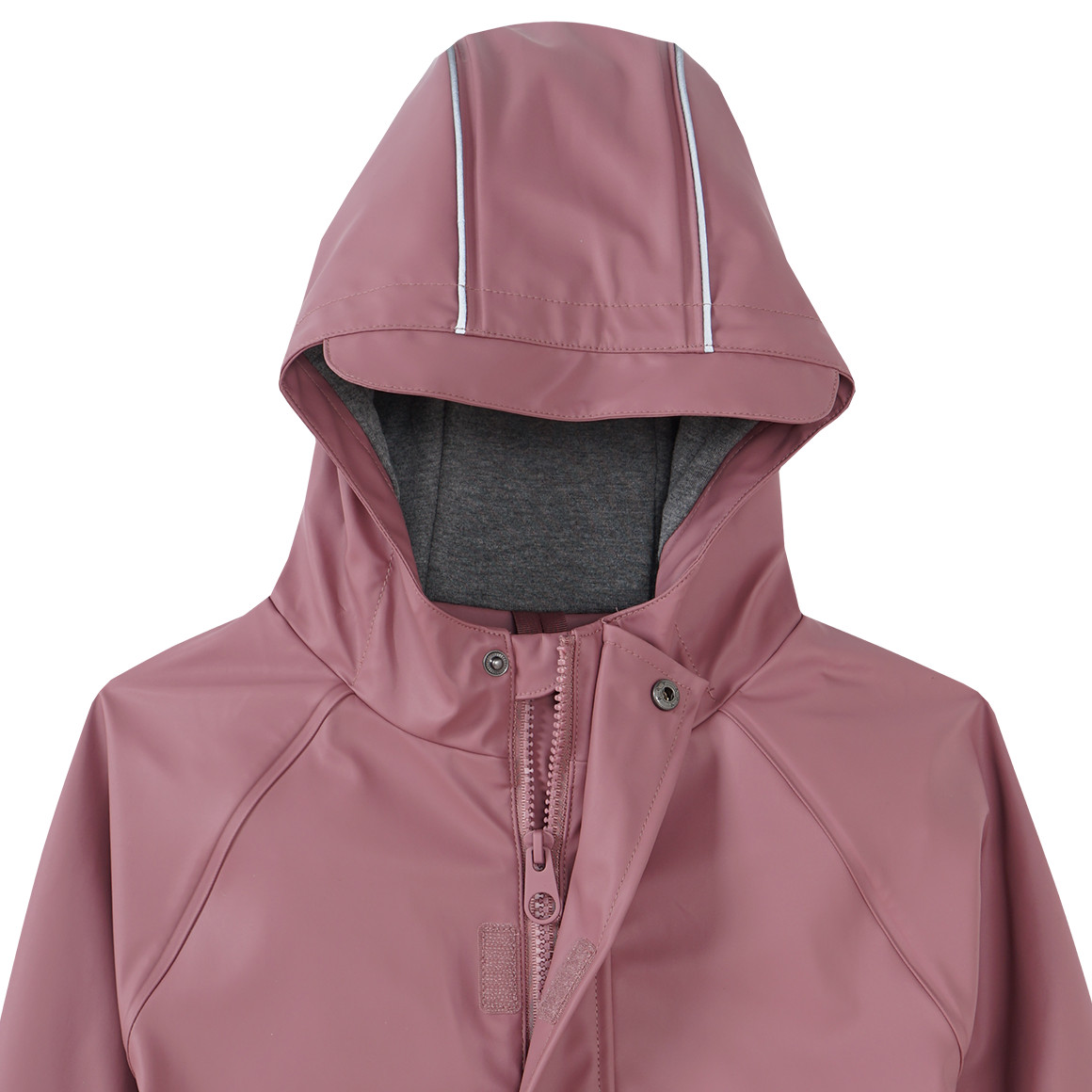 Famy Kinder Regenjacke mit Beschichtung mauve