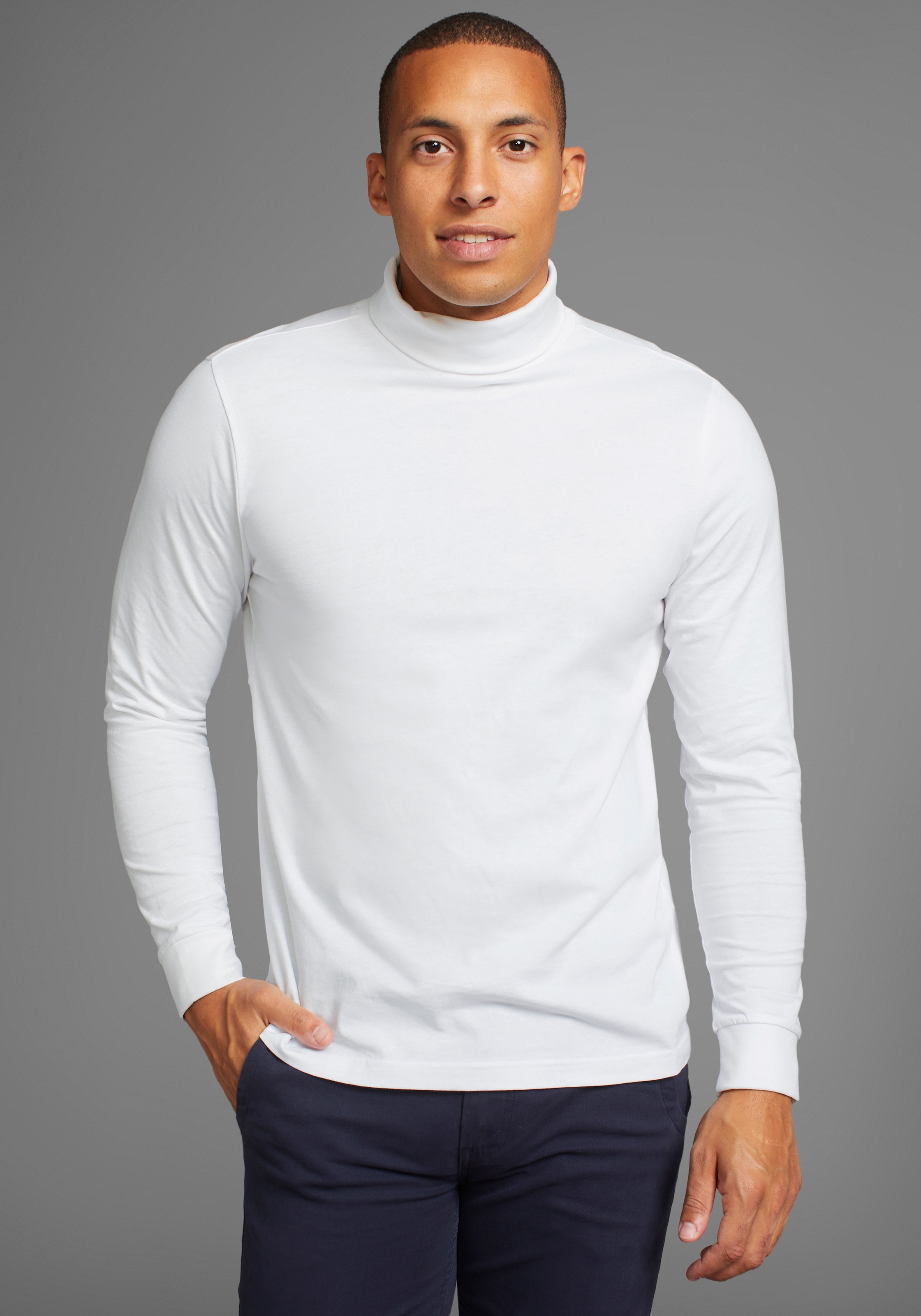 Bruno Banani Rollkragenshirt , auch zum Unterziehen