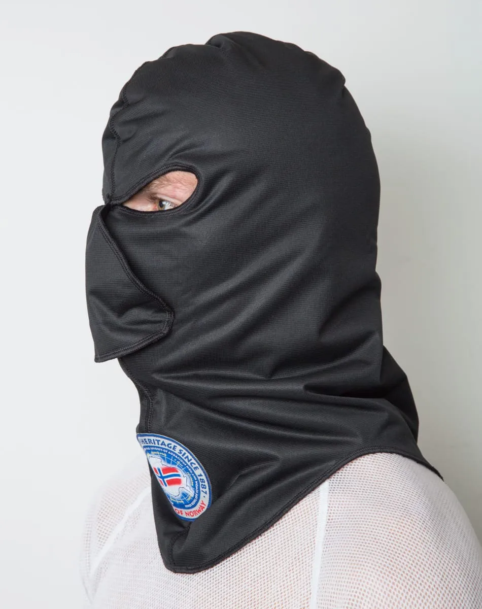 Brynje Men's Arctic Balaclava With Opening Black