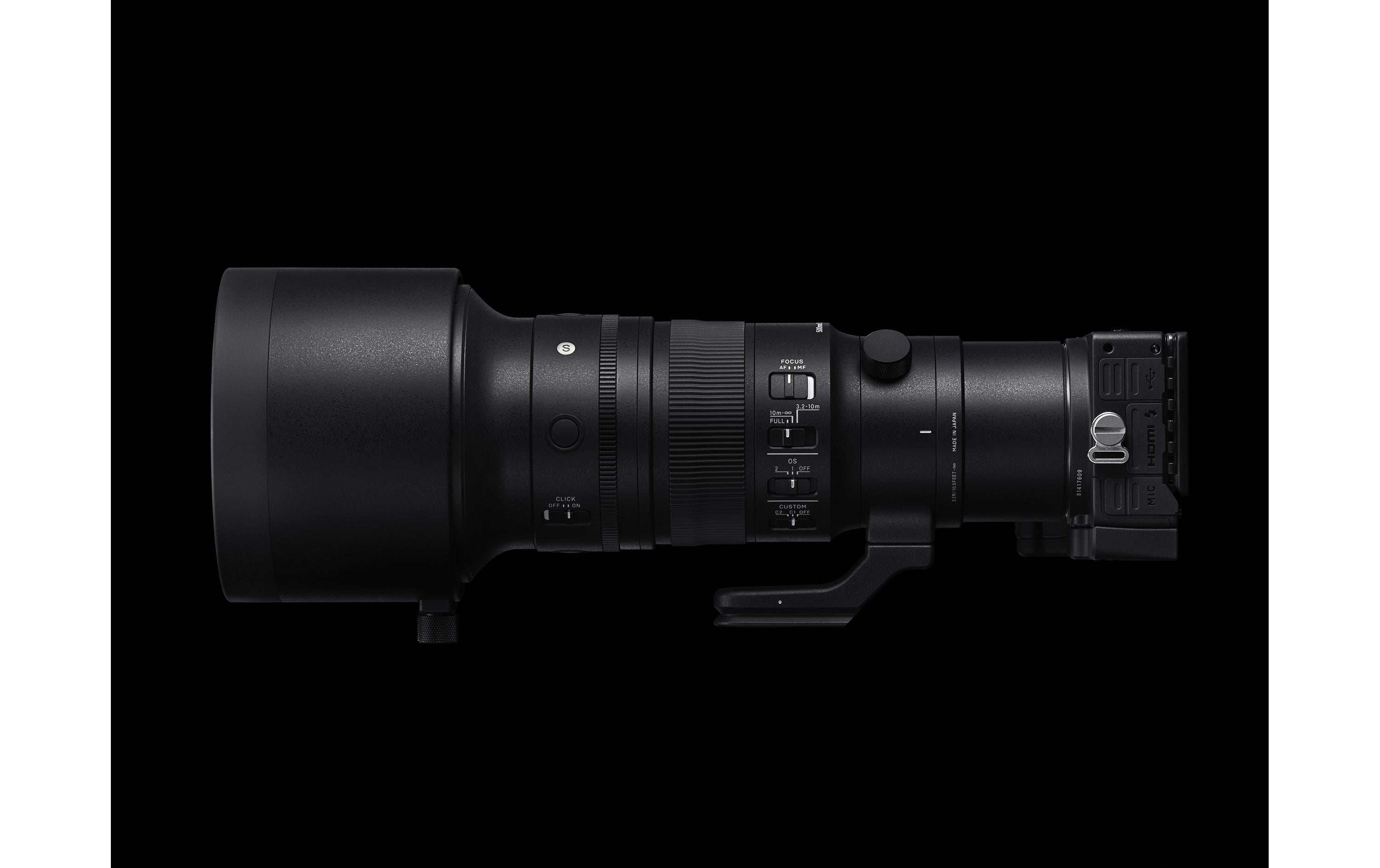 Festbrennweite 500mm F/5.6 DG DN OS Sports – L-Mount<br>Ultra-Teleobjektiv mit Festbrennweite exklusiv für spiegellose Kameras