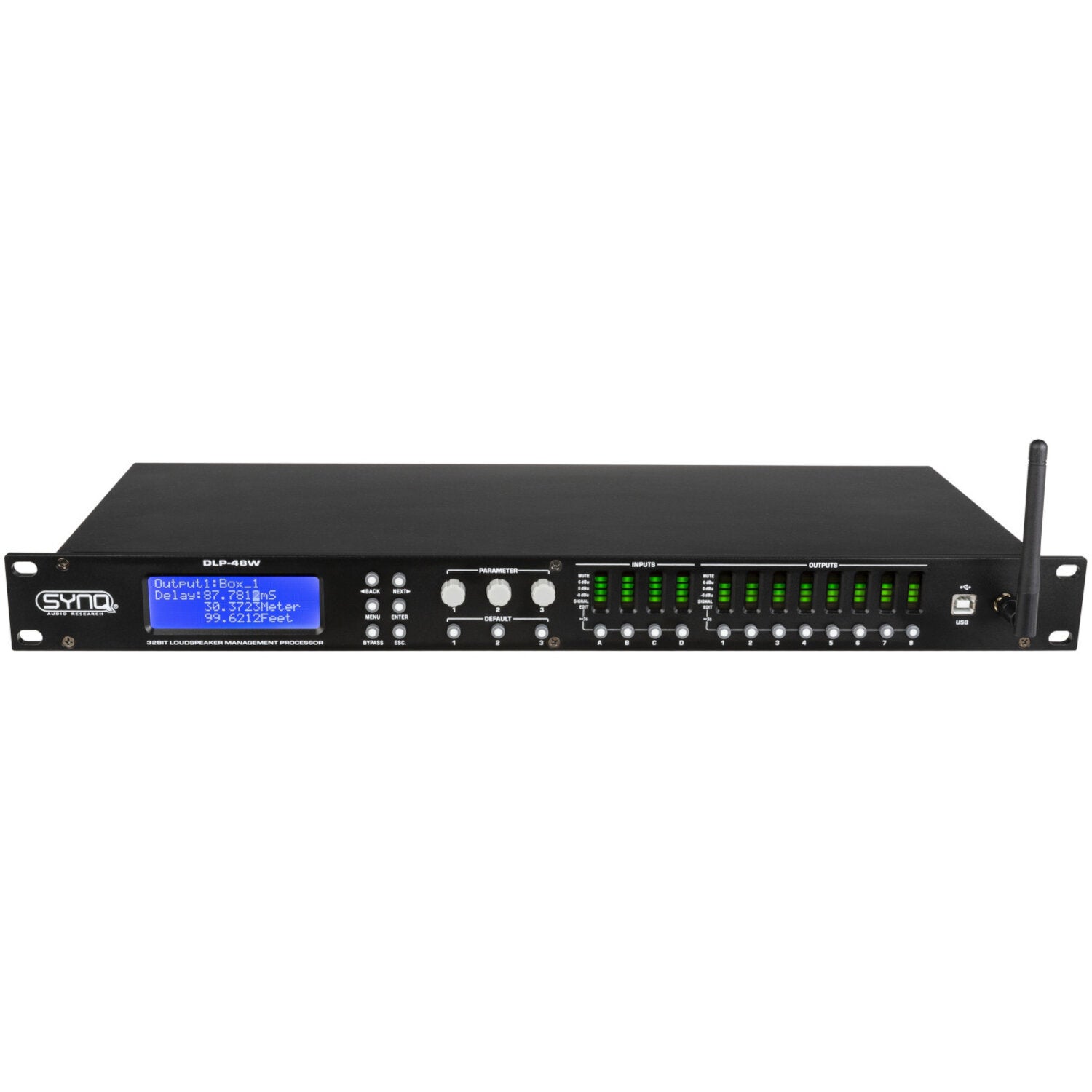 SynQ DLP-48W digitale processor voor luidsprekerbeheer