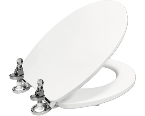 form&style toiletzitting Farallon wit met soft-close mechanisme Easy Fix