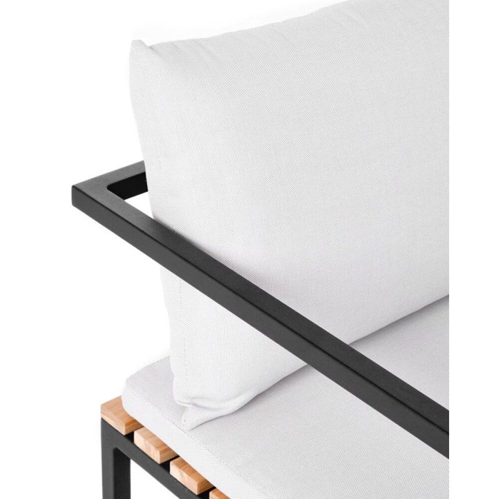 LOUNGESTOL SENSUM EKSJÖ SORT TEAK 2STK