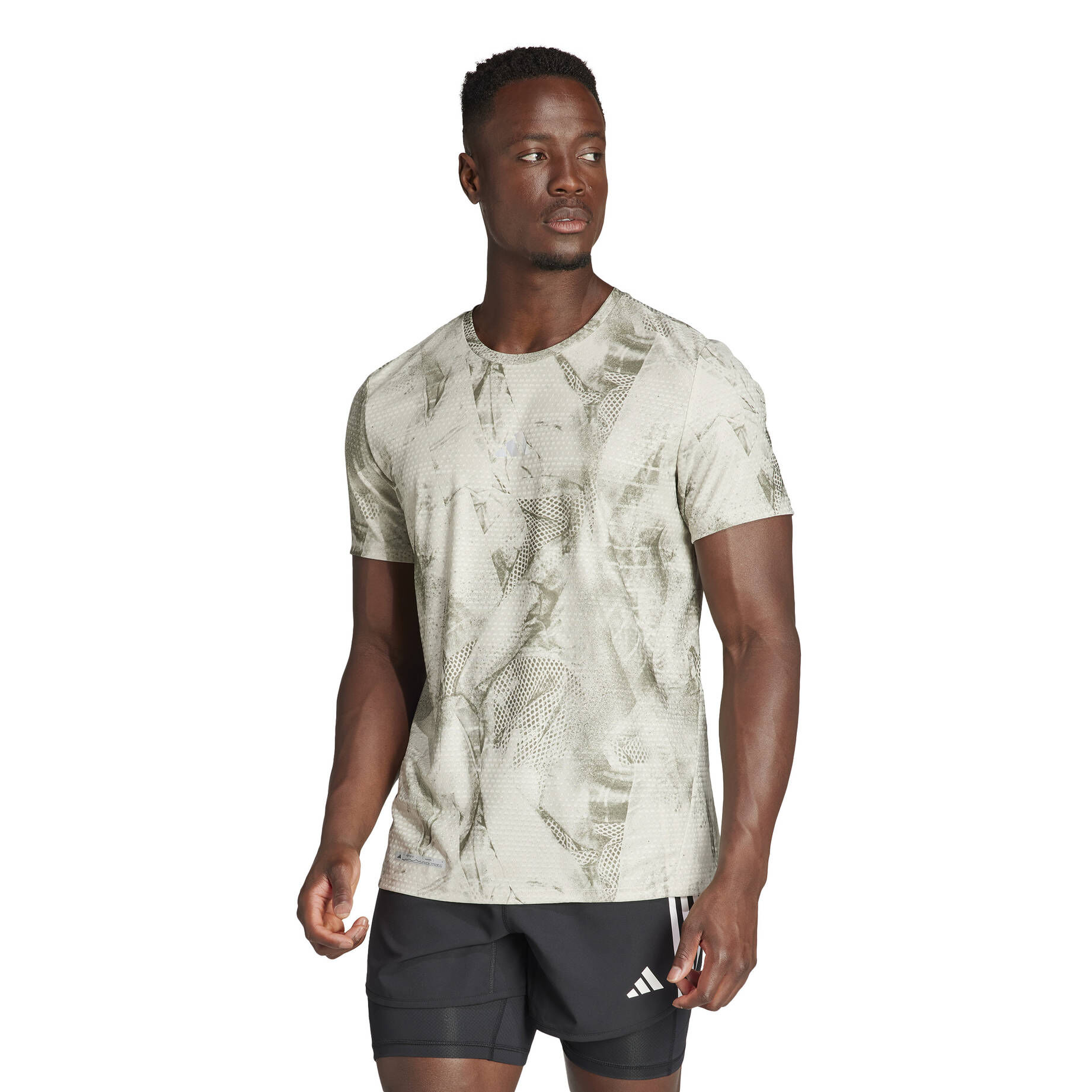 adidas Performance| Herren Laufshirt ULTIMATE AOP HR TEE M