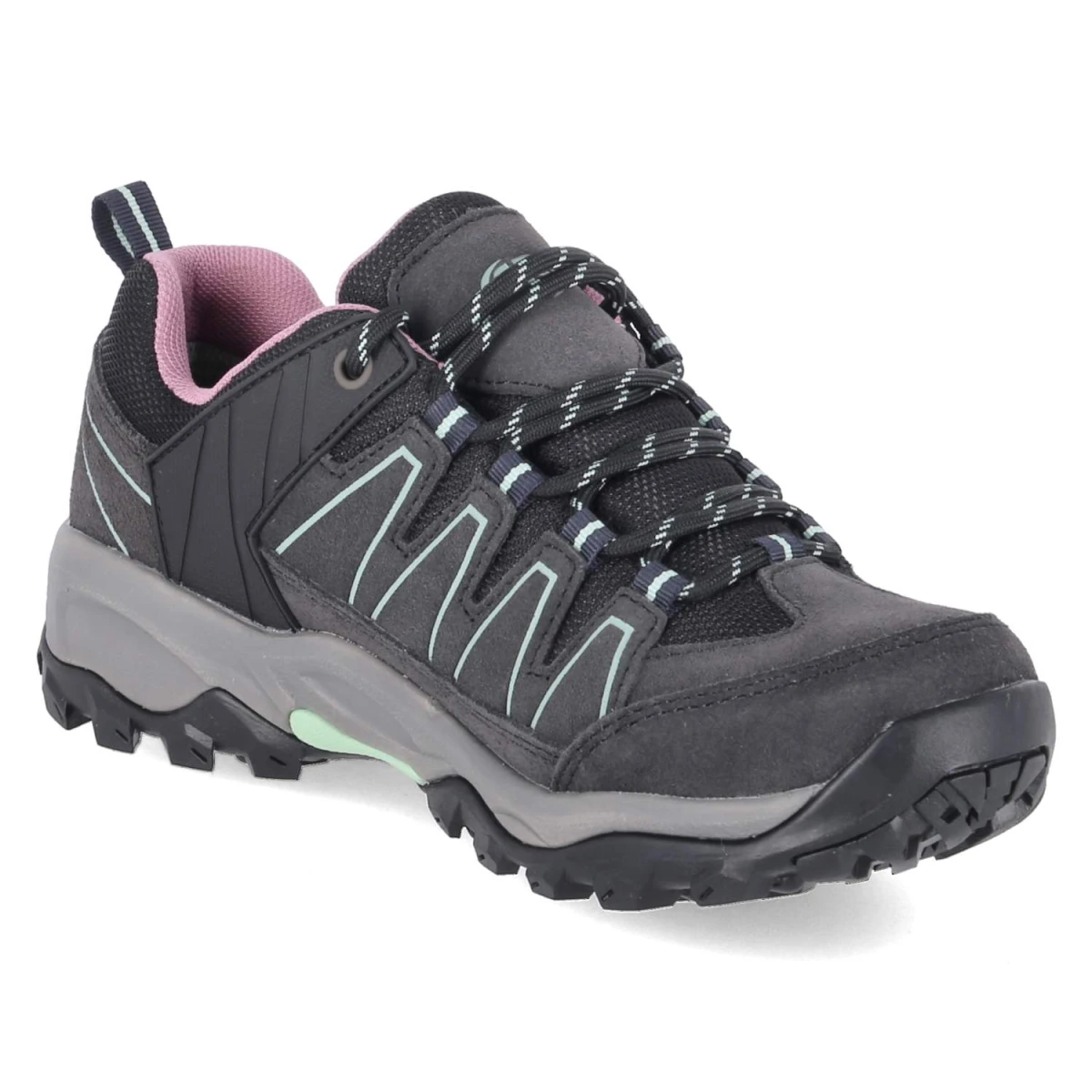 BrüttingOutdoorschuhe MOUNT PINOS LOW - anthrazit/türrkis/lila