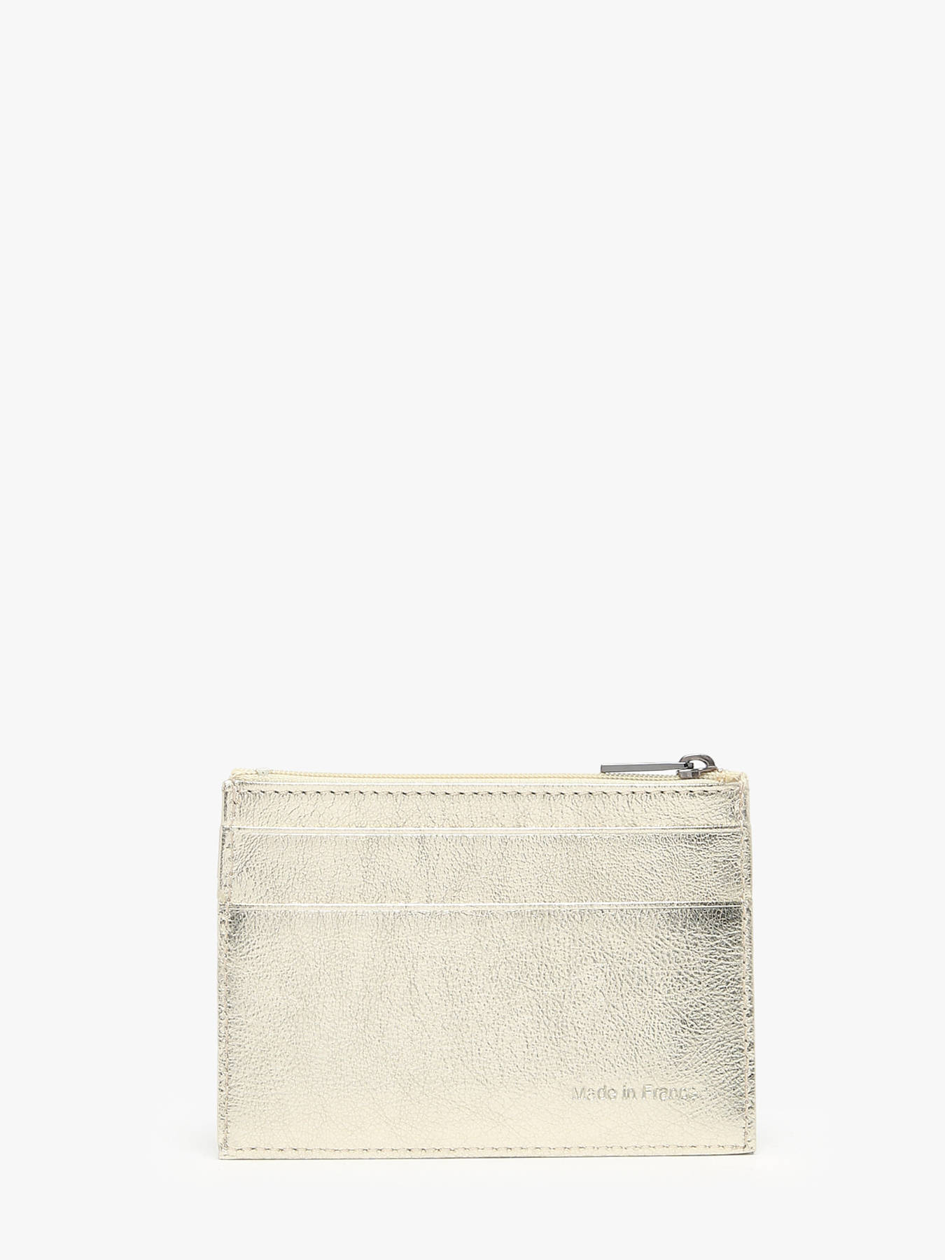 Porte-cartes porte-monnaie Etincelle irise cuir ETRIER