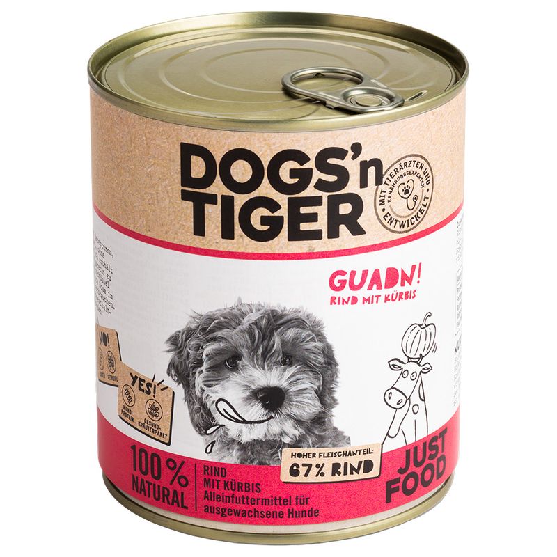 Dogs'n Tiger Adult 6 x 800 g pour chien