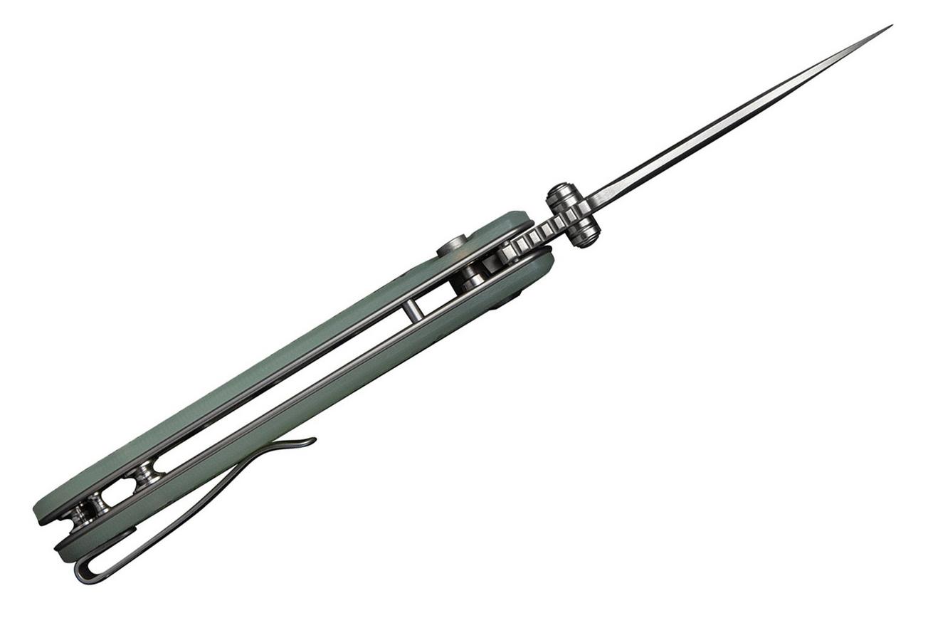 Civivi Faeger C24031-3 Satin 14C28N, Milled Natural G10, zakmes