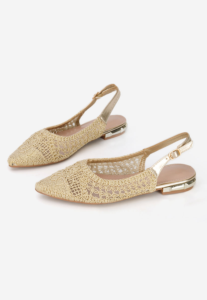 Ballerines femme dorées Kapia