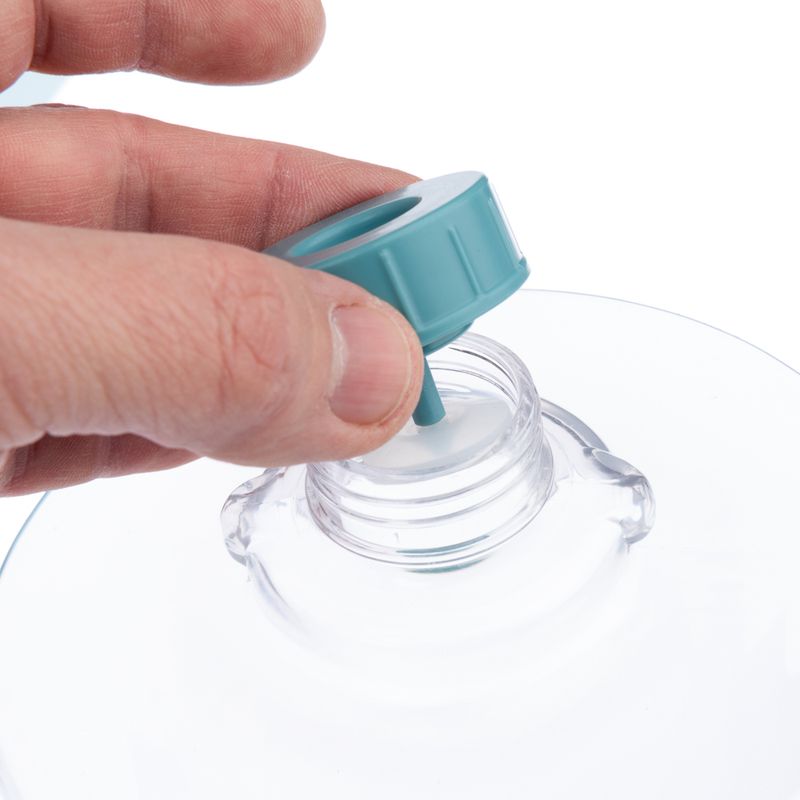 Distributeur d'eau et de nourriture TIAKI, bleu clair