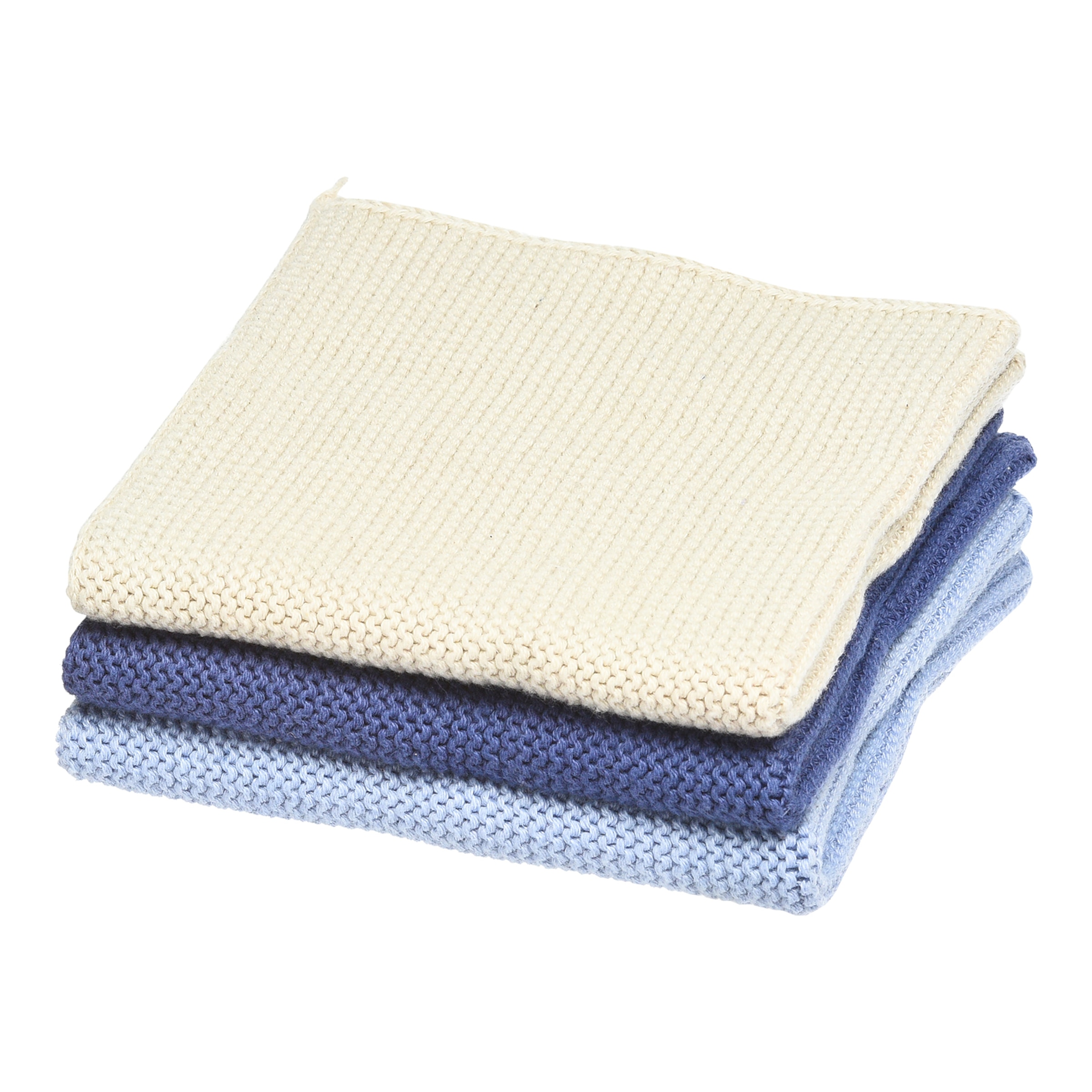 blau, L 28 x B 28 cm, 3-teilig