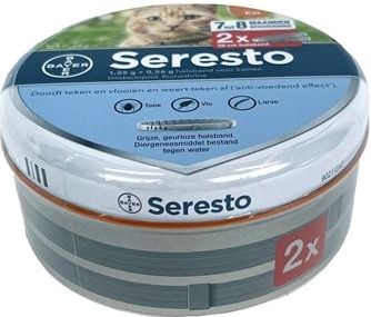 Seresto Teken- En Vlooienband Kat 38 cm - Anti tekenmiddel - 2 stuks