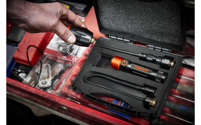 Osram LEDinspect 3-in-1 Kit mit LED-Taschenlampe / Inspektionsleuchte / Schwanenhalsleuchte
