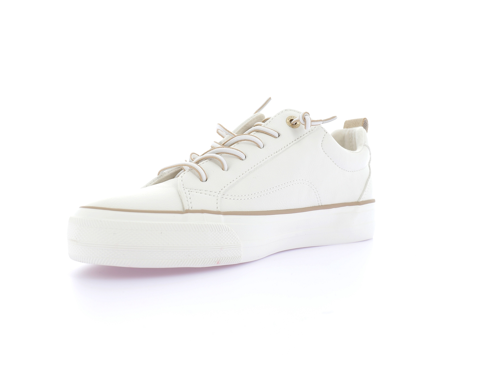 Mustang-1272 311 Synthétique Blanc Beige