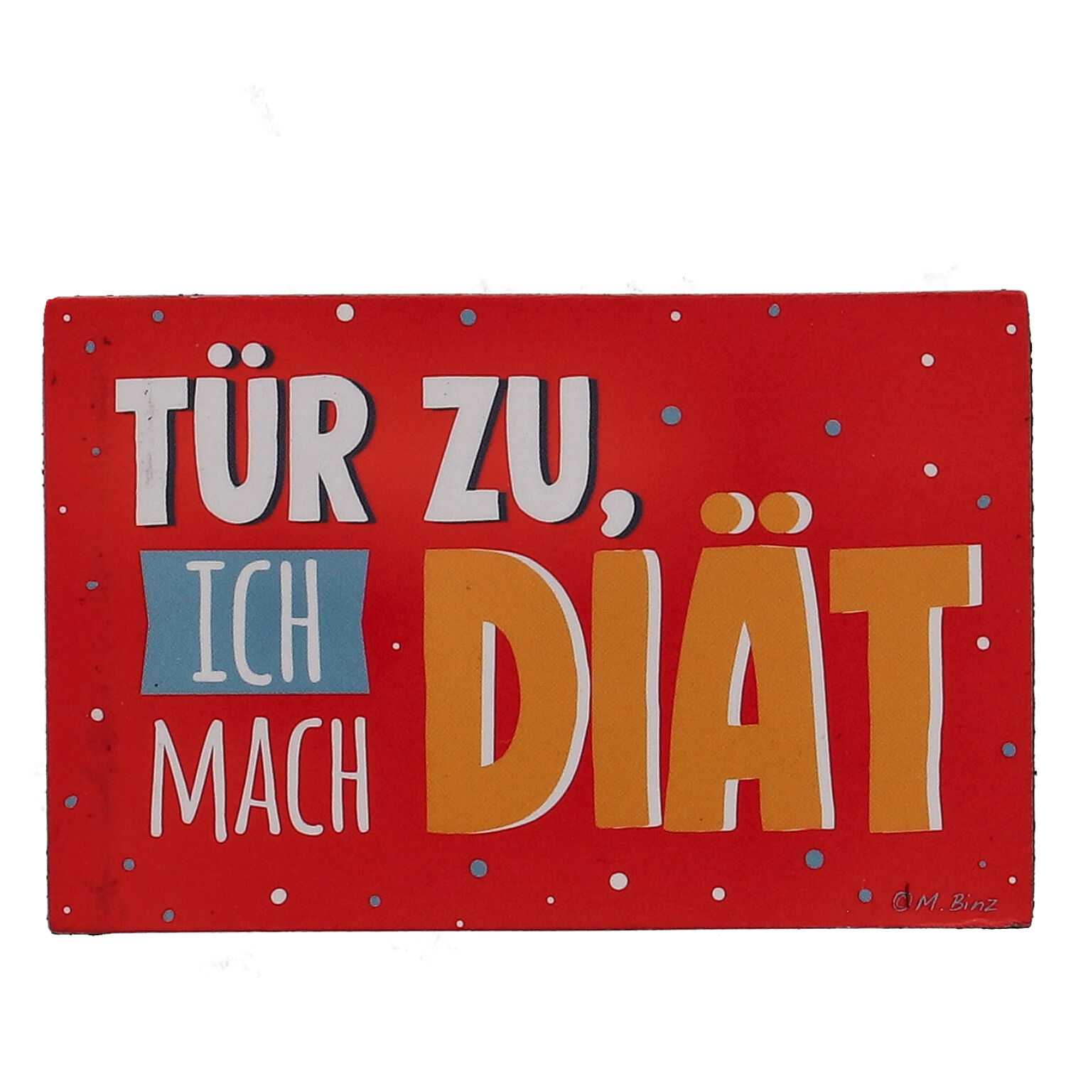 Magnet *Tür zu*, 8,5cmx5,5cm