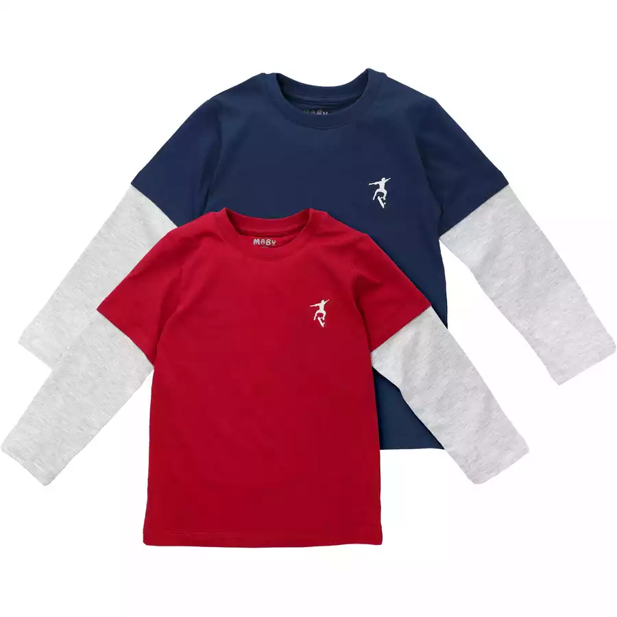 Baby Sweets 2tlg Set Skater blau rot
