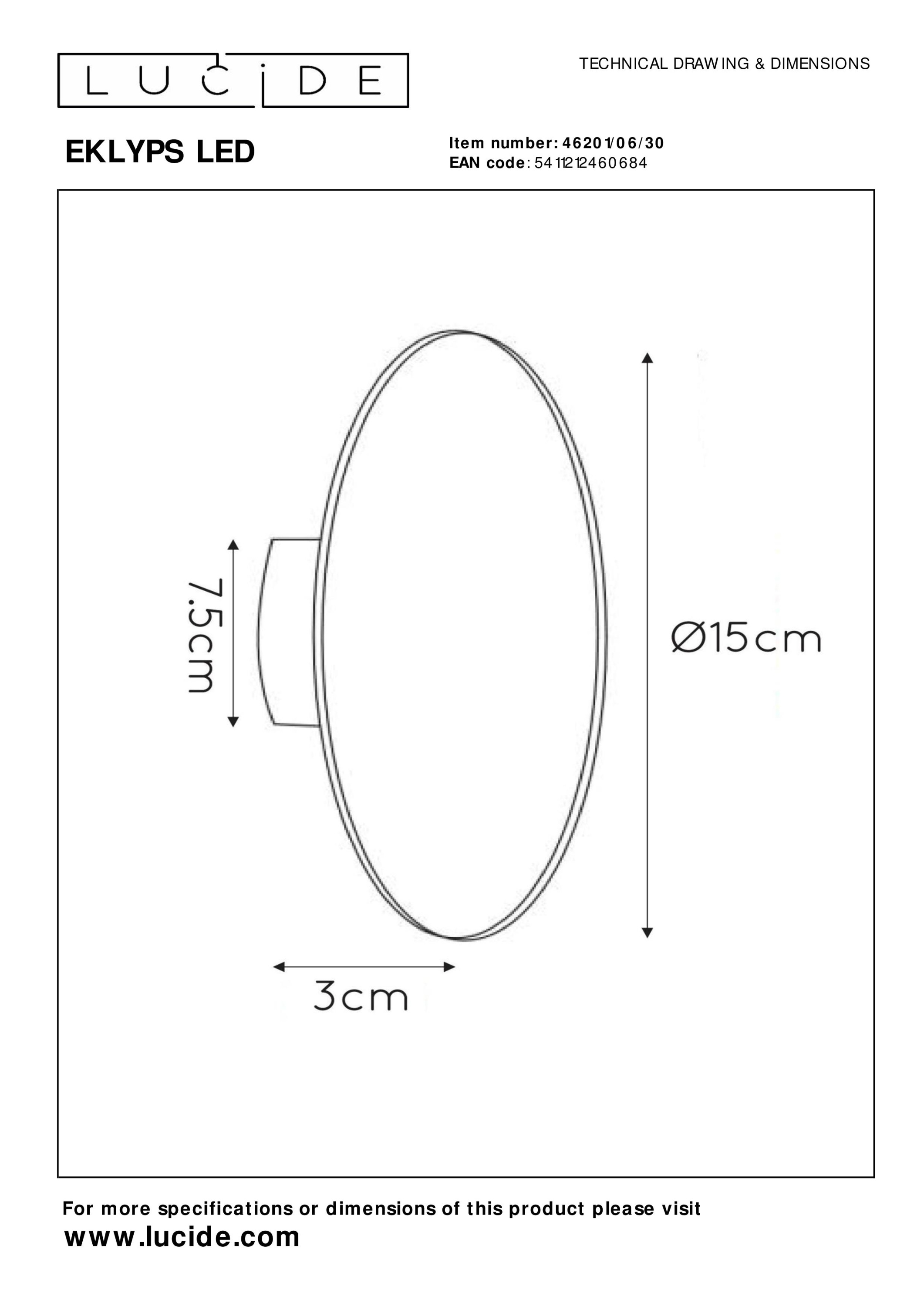 Wandleuchte EKLYPS LED