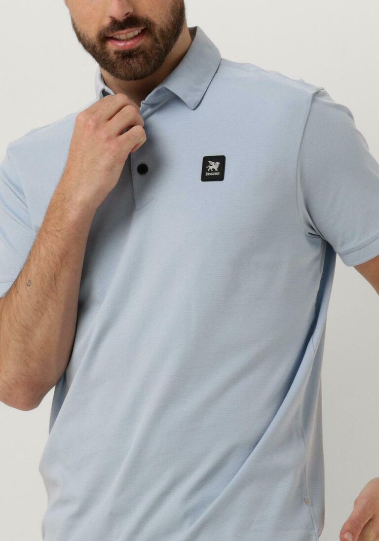 VANGUARD blauwe vanguard polo short sleeve polo raschel interlock