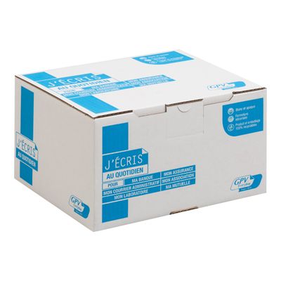 GPV - 500 Pochettes Enveloppes C5 162 x 229 mm - 90 gr - sans fenêtre - kraft - bande adhésive