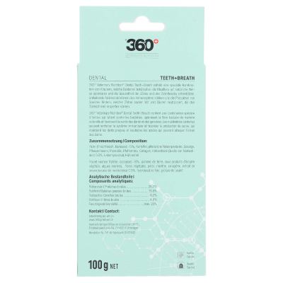 360° Veterinary Nutrition Dog Superfood Dental Teeth+Breath 100g