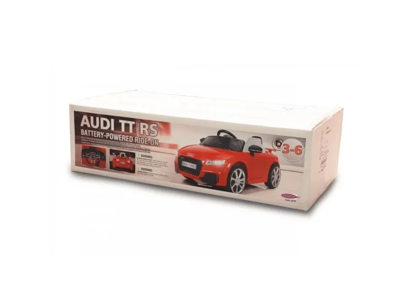 Jamara Audi TT RS, 3 År, 4 hjul, Hvid, Batterier påkrævet