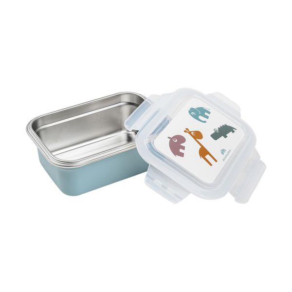 Done By Deer Friends Lunchbox - Metaal - Mustard