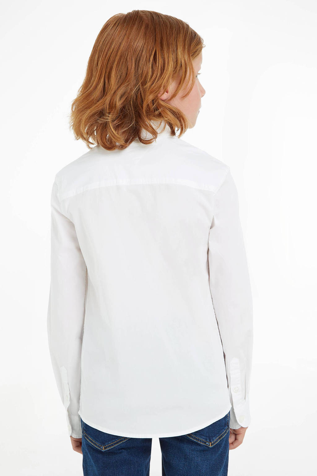 Tommy Hilfiger overhemd met logo wit